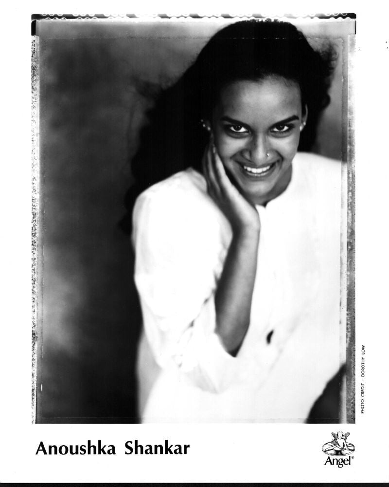 Anoushka Shankar Black and White Photo Print - 8x10