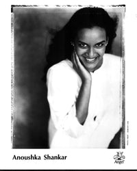 Anoushka Shankar Black and White Photo Print - 8x10