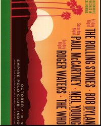Desert Trip Music Festival Flyer Photo Print - 8x10