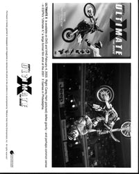 Ultimate X DVD Ad Black and White Photo Print showcasing classic cinema artwork.