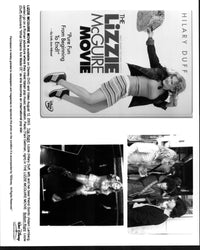 The Lizzie McGuire Movie DVD Advertisement Black and White Photo Print
