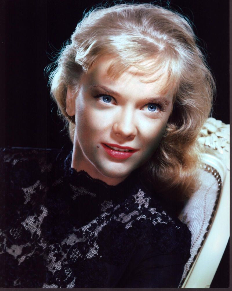 Anne Francis Black Lace Top Photo Print - 8x10