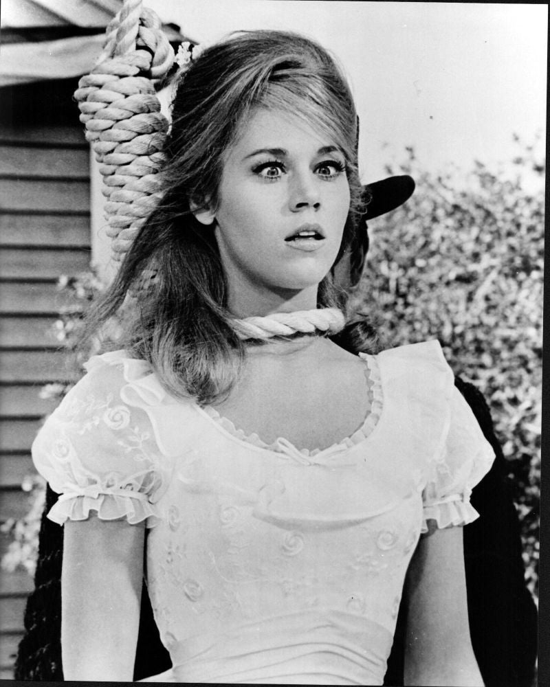 Jane Fonda Cat Ballou Black and White Photo Print