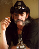 Lemmy Kilmister Smoking Cigarette with Jack Daniel's Photo Print