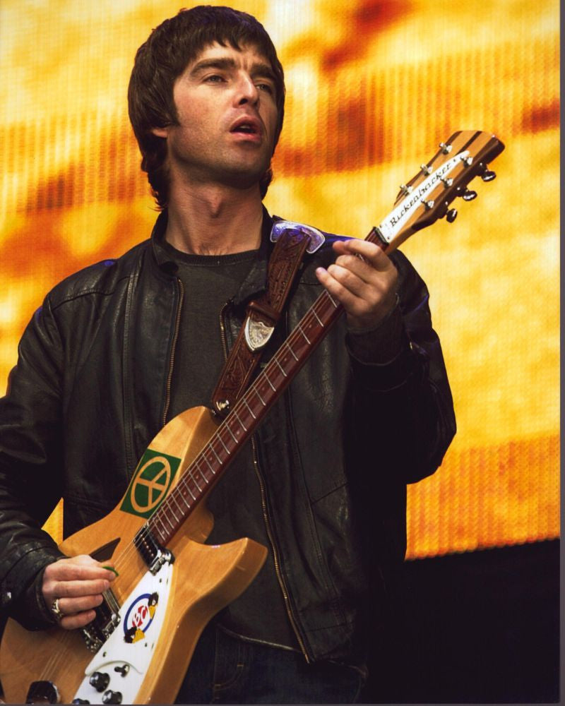 Noel Gallagher Playing Guitar On Stage Photo Print - 8x10