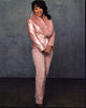 Lauren Tom Stylishly Posing in Pink Leather Jacket Photo Print