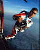 Felix Baumgartner jumping out of a plane photo print