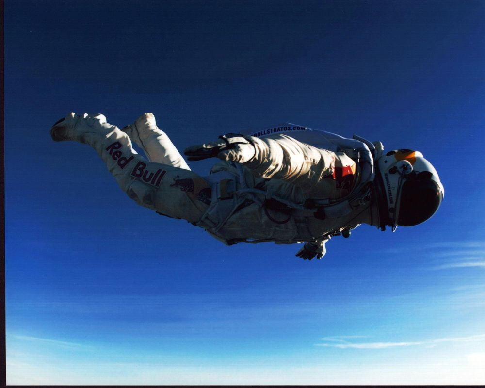 Felix Baumgartner Space Jump Photo Print (8x10) - Stunning Capture