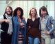 Abba Group in Casual Clothes Photo Print showcasing iconic pop culture.