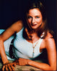 Jodie Foster Stylish Photo Print in White Tank Top | Posterazzi