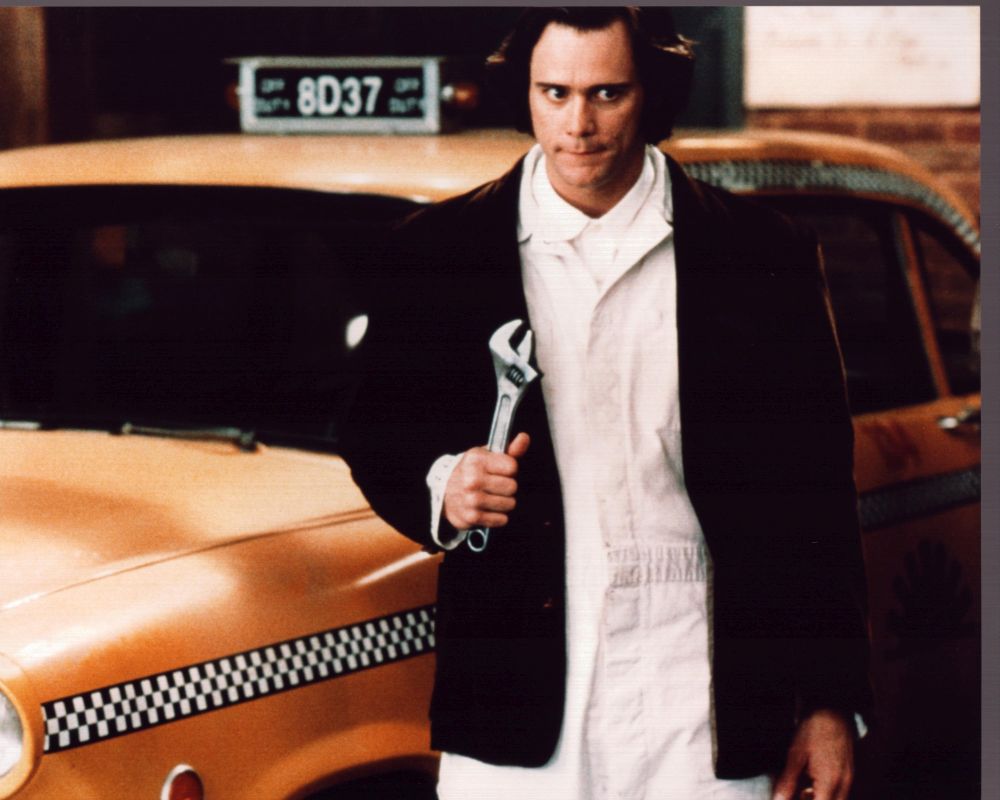Jim Carrey in Man On The Moon photo print featuring his iconic performance