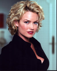 Kelly Carlson in Unbuttoned Black Top Photo Print