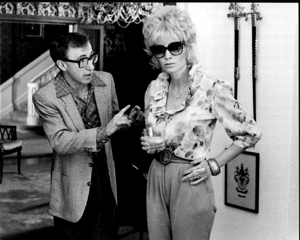 Woody Allen and Mia Farrow Broadway Danny Rose Photo Print