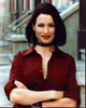 Shawnee Smith photo print featuring a red top and black choker.