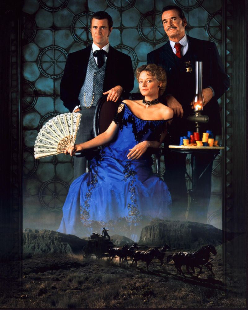 Mel Gibson, Jodie Foster & James Garner in Maverick Photo Print