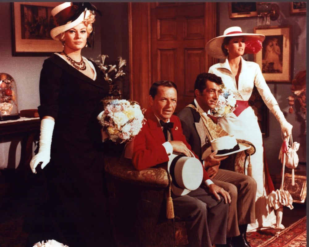 Ursula Andress, Frank Sinatra, Dean Martin, and Anita Ekberg in 4 For Texas photo print
