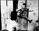 Jean-Claude Van Damme Double Impact Black and White Photo Print