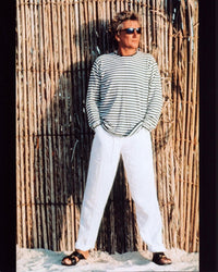 Rod Stewart Photo Print in Striped Shirt and Sunglasses (8x10)