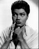 Pearl Bailey black and white photo print with hands by face