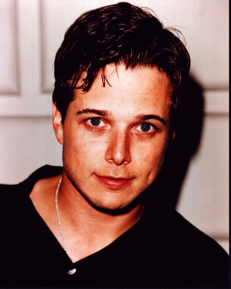 Scott Wolf photo print in black top, celebrity art decor.