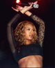 Beyonce Performing in Black and Sheer Top Photo Print (8x10)