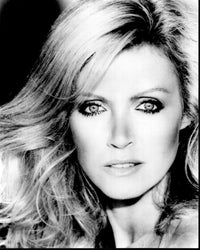 Donna Mills Close-Up Black and White Photo Print - 8x10