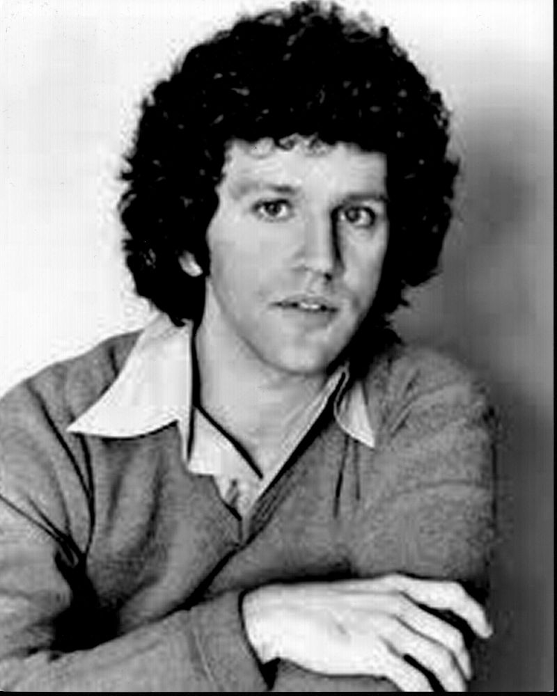 John Rubinstein black and white headshot photo print in a sweater.