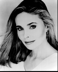 Priscilla Barnes Black and White Photo Print - 8x10