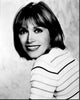 Tanya Roberts black and white photo print in striped shirt