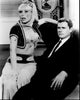 Black and white photo print of Barbara Eden and Larry Hagman in I Dream of Jeannie.