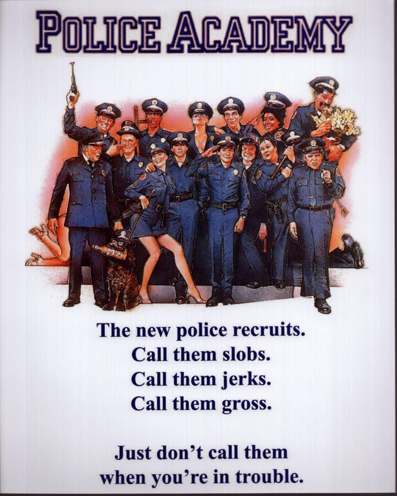 Police Academy Promo Poster Photo Print - 8x10