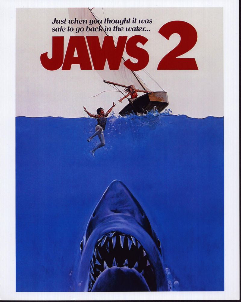 Jaws 2 Promo Poster Photo Print - Classic Movie Art (8x10)