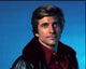 Dirk Benedict headshot photo print in black leather jacket with fur collar.