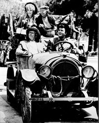 The Beverly Hillbillies Cast Black and White Photo Print