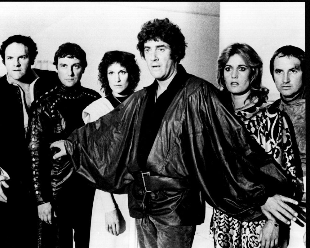 Blake's 7 Cast Black and White Photo Print - 8x10