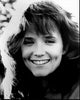 Lea Thompson Close-Up Smiling Black and White Photo Print
