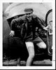 Sally Kellerman getting out of helicopter in M*A*S*H black and white photo print