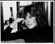 Black and white photo print of Stefanie Powers with her head on hand