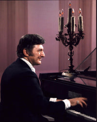 Liberace Playing Piano with Candelabra Photo Print - 8x10