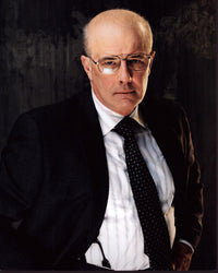 Jude Ciccolella photo print in suit with hands on hips