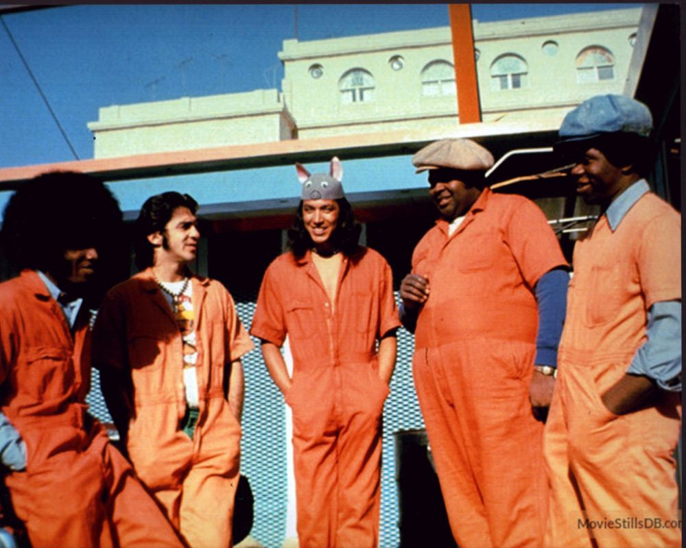 Car Wash Cast Photo Print in Orange Jumpsuits - 8x10