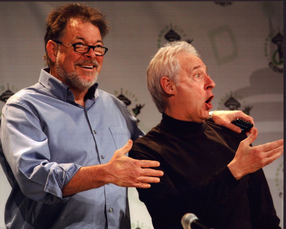 Jonathan Frakes and Brent Spiner Iconic Photo Print - 8x10