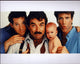 Three Men and a Baby photo print featuring Steve Guttenberg, Tom Selleck, and Ted Danson.