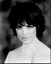 Lisa Rinna Black and White Photo Print - Headshot