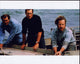 Jaws Movie Photo Print Featuring Robert Shaw, Roy Scheider & Richard Dreyfuss - 8x10