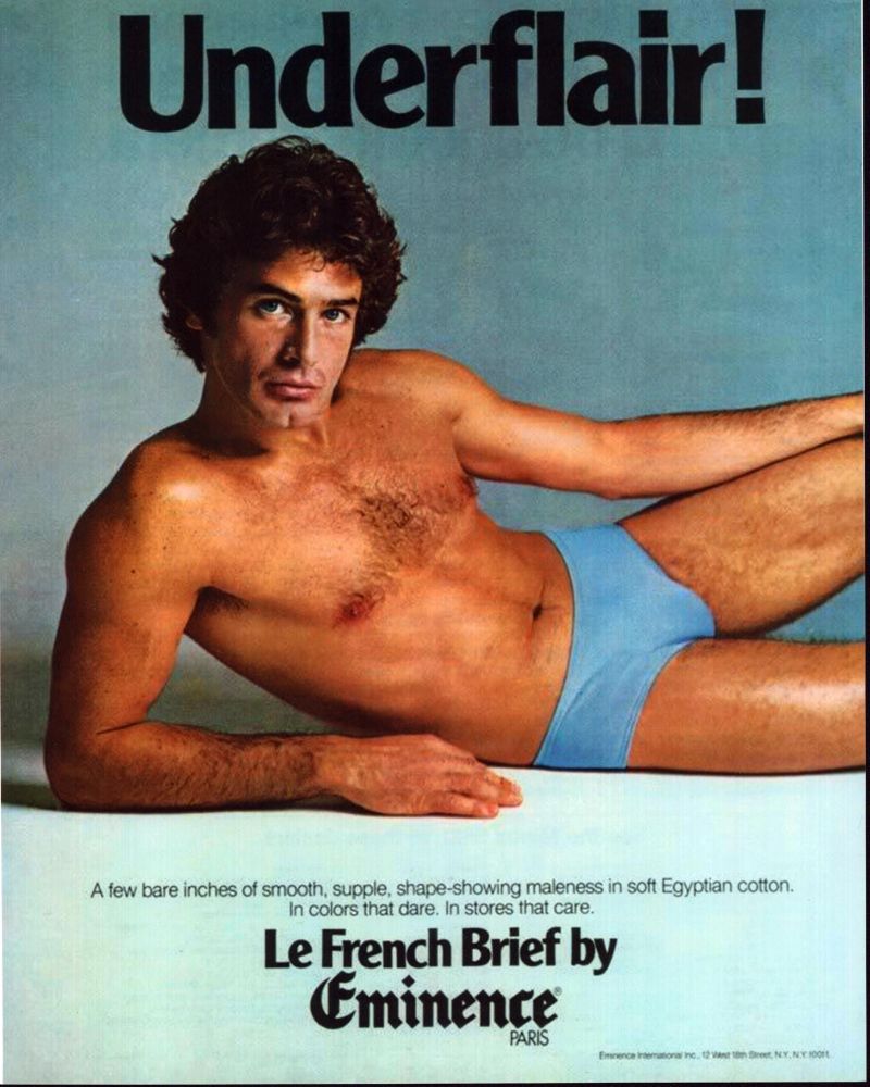 Jack Scalia Underwear Advertisement Photo Print