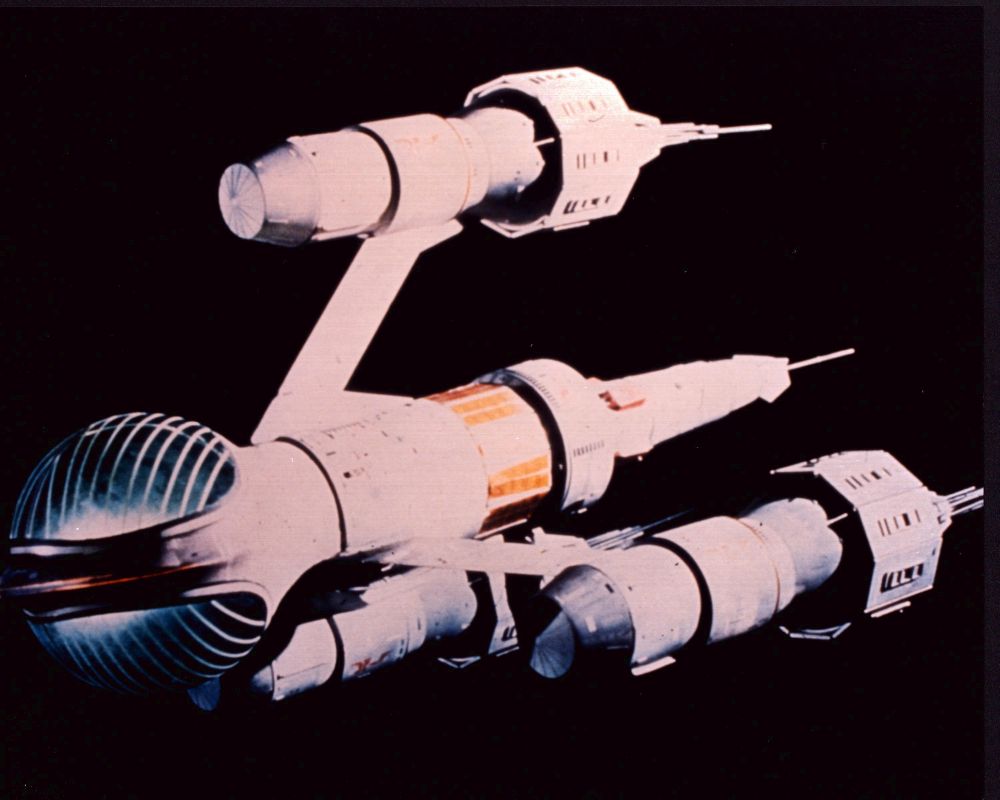 Blake's 7 Spaceship Photo Print showcasing iconic sci-fi design.