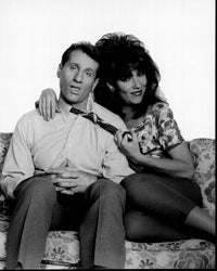 Ed O'Neill and Katey Sagal Black and White Photo Print for Married... With Children