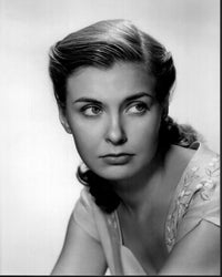 Joanne Woodward black and white photo print headshot profile.