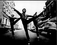 Jay Norman, George Chakiris, and Eddie Verso in West Side Story Black and White Photo Print